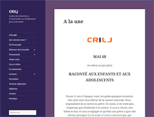 Tablet Screenshot of crilj.org